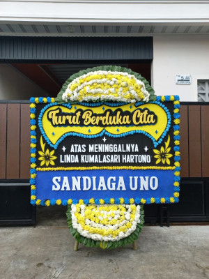 Papan Bunga Duka di Dolok Pardamean